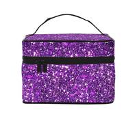 Impresión con Brillo y Brillo., Bolsa de Maquillaje Bolsa de cosméticos Bolsa de Aseo de Viaje portátil Estuche para lápices