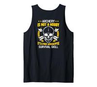 Impresión con Texto Archery is Not a Hobby Its a Survival Skill Camiseta sin Mangas