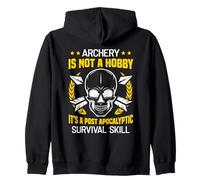 Impresión con Texto Archery is Not a Hobby Its a Survival Skill Sudadera con Capucha