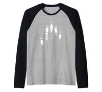 Impresión con Texto Dont Allow Your Wounds to Turn You into someon. Camiseta Manga Raglan