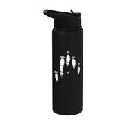 Impresión con texto "Dont allow your wounds to turn you into someon". Stainless Steel Insulated Water Bottle