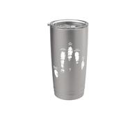 Impresión con texto "Dont allow your wounds to turn you into someon". Vaso térmico de acero inoxidable de doble pared