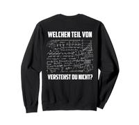 Impresión con Texto en alemán Qué Parte de Mathe du no Entender. Sudadera