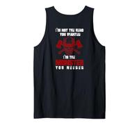 Impresión con Texto en inglés I'm Not The Hero You Want I'm The Monster You Need. Camiseta sin Mangas