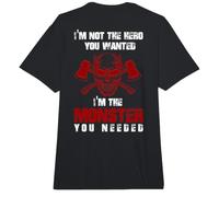 Impresión con Texto en inglés I'm Not The Hero You Want I'm The Monster You Need. Comfort Colors Adult Heavyweight T-Shirt