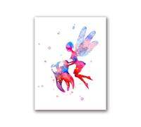 Impresión de acuarela anatómica dientes y póster odontología arte médico lienzo pintura dentista Oficina clínica pared imagen decorativa(1,A3 30x42 cm No Frame)