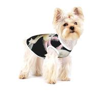 Impresión de ajolote,Camiseta de algodón sin Mangas para Mascotas, Chaleco Transpirable, Suave y elástico para Cachorros,S