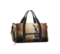 Impresión de American Staffordshire Terrier,Bolso Deportivo Bandolera de Mano, Bolsa de Deporte, Bolsa de Viaje de Gran Capacidad para Mujeres y Hombres.
