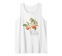 Impresión de amor con texto en inglés "You've Got A Peach Of My Heart Camiseta sin Mangas
