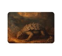 Impresión De Anquilosaurio Felpudos Secado Rápido Felpudos Entrada Antideslizante Felpudo De Entrada para Jardín Interior Cocina 40X60Cm