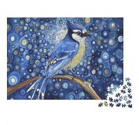 Impresión de Arte Blue Jay Cartón Resistente Rompecabezas Clásicos 1000 Pieza S Adultos Niños Difícil Imposible Decoración De Paredes Regalo 70x50cm/1000pcs