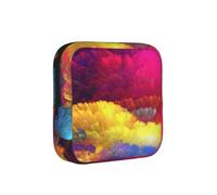 Impresión de Arte en Acuarela con Hermosa Tinta.,Bolsas para Guardar compresas sanitarias, Bolsas para la menstruación para Mujeres y Adolescentes.