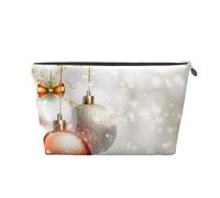 Impresión de Bolas de Navidad, Bolsa de artículos de tocador Bolsa de Maquillaje Bolsa de cosméticos Bolsa de artículos de tocador de Viaje portátil