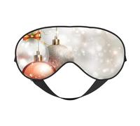 Impresión de bolas de Navidad, Cubreojos completos Antifaz bloqueador de luz Antifaz para dormir Antifaz suave con los ojos vendados Noche