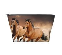 Impresión de Caballo Corriendo, Bolsa de artículos de tocador Bolsa de Maquillaje Bolsa de cosméticos Bolsa de artículos de tocador de Viaje portátil