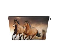 Impresión de Caballo Corriendo, Bolsa de artículos de tocador Bolsa de Maquillaje Bolsa de cosméticos Bolsa de artículos de tocador de Viaje portátil