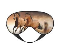 Impresión de caballo corriendo, Cubreojos completos Antifaz bloqueador de luz Antifaz para dormir Antifaz suave con los ojos vendados Noche