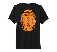 Impresión de Cabeza de Buda, sabiduría Budista Camiseta Premium