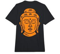 Impresión de Cabeza de Buda, sabiduría Budista Comfort Colors Adult Heavyweight T-Shirt