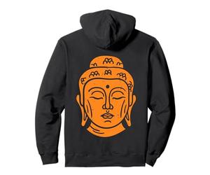 Impresión de Cabeza de Buda, sabiduría Budista Sudadera con Capucha