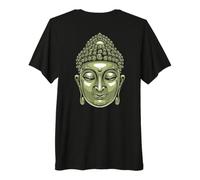 Impresión de Cabeza de Buda Siddhartha Gautama Camiseta Premium