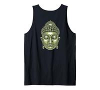 Impresión de Cabeza de Buda Siddhartha Gautama Camiseta sin Mangas