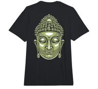 Impresión de Cabeza de Buda Siddhartha Gautama Comfort Colors Adult Heavyweight T-Shirt