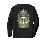 Impresión de Cabeza de Buda Siddhartha Gautama Manga Larga