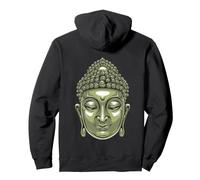 Impresión de Cabeza de Buda Siddhartha Gautama Sudadera con Capucha