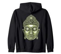 Impresión de Cabeza de Buda Siddhartha Gautama Sudadera con Capucha