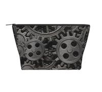 Impresión de Engranajes de Metal Antiguo, Bolsa de artículos de tocador Bolsa de Maquillaje Bolsa de cosméticos Bolsa de artículos de tocador de Viaje portátil