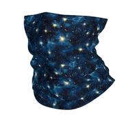 Impresión De Estrellas del Cielo Nocturno Cuello Bufanda Viento Polvo Prueba Bandana Durable Cuello Pañuelo para Senderismo Pesca Elástico Pasamontañas