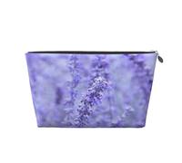 Impresión de Flores de Color Lavanda púrpura, Bolsa de artículos de tocador Bolsa de Maquillaje Bolsa de cosméticos Bolsa de artículos de tocador de Viaje portátil