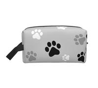 Impresión de Huellas de Animales, Bolsa de Maquillaje Bolsa de cosméticos Bolsa de artículos de tocador de Viaje portátil Organizador de Bolsa de Maquillaje