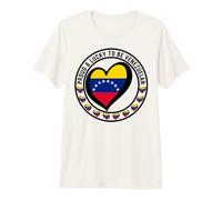 Impresión de la Bandera de Proud and Lucky To Be Venezuelan I Love Venezuela Camiseta Premium