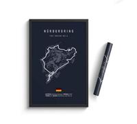 Impresión De La Lona F1 Mónaco Circuito De Pista Pintura En Lienzo Fórmula 1 Arte De Pared Póster Nórdico Estético Motorsport Race Imagen Para Decoración Del Hogar Regalo, 30X45 Cm Sin Marco