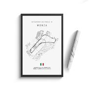 Impresión De La Lona Fórmula 1 Imola Retro Mónaco Monza Circuito De Pista Impresión En Lienzo F1 Arte De La Pared Póster Nórdico Estético Motorsport Racing Decoración De La Habitación Regal