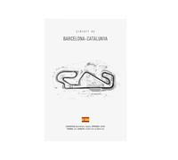 Impresión De La Lona Póster E Impresión Del Circuito De Pista De Carreras De Fórmula 1, Circuito De F1 Mundialmente Famoso, Pintura Moderna En La Pared, Imagen Artística, Decoración Del Hogar,