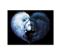 Impresión De La Lona，Resumen Animal Print Wall Art Canvas Painting Nordic Posters And Prints Wall Pictures Living Room Decor Pintura Decorativa Moderna Adecuada Para Cualquier Pared, 70X100Cm Sin