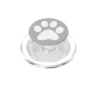 Impresión de la Pata Gris Perro Gato Animal Mascotas Lindo PopSockets PopGrip para MagSafe