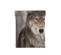 Impresión de Lobo Salvaje, Squeeze Top Wallet Bolsa de Almacenamiento para Mujer Monedero pequeño Bolsa de Cambio