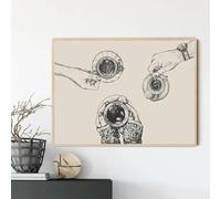Impresión de martini, humor, bar, decoración, estética, cocina, divertido, alcohol, cita, póster, cóctel moderno, lienzo, arte de pared, 60 x 90 cm, sin marco