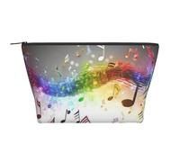 Impresión de Notas Musicales Saltando, Bolsa de artículos de tocador Bolsa de Maquillaje Bolsa de cosméticos Bolsa de artículos de tocador de Viaje portátil