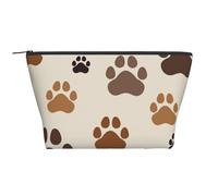 Impresión de Pata de Perro, Bolsa de artículos de tocador Bolsa de Maquillaje Bolsa de cosméticos Bolsa de artículos de tocador de Viaje portátil