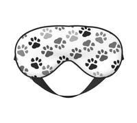 Impresión de pata de perro, Cubreojos completos Antifaz bloqueador de luz Antifaz para dormir Antifaz suave con los ojos vendados Noche