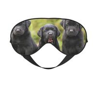 Impresión de perro Labrador Retriever, Cubreojos completos Antifaz bloqueador de luz Antifaz para dormir Antifaz suave con los ojos vendados Noche
