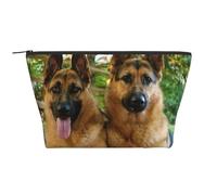 Impresión de Perros pastores alemanes, Bolsa de artículos de tocador Bolsa de Maquillaje Bolsa de cosméticos Bolsa de artículos de tocador de Viaje portátil