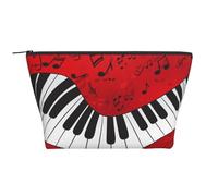 Impresión de Piano de Notas Musicales, Bolsa de artículos de tocador Bolsa de Maquillaje Bolsa de cosméticos Bolsa de artículos de tocador de Viaje portátil