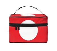 Impresión de Pila de balones de fútbolBolsa de Maquillaje, Bolsa de Cosméticos Portátil para Mujer-Organizador de Cosméticos de Viaje, Regalo para Momentos Especiales