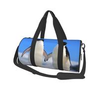 Impresión de pingüinos, Bolsa de Viaje de Gran Capacidad, Bolso Redondo, Bolsa de Viaje Deportiva, Bolsa de Mano, Bolsa de Fitness